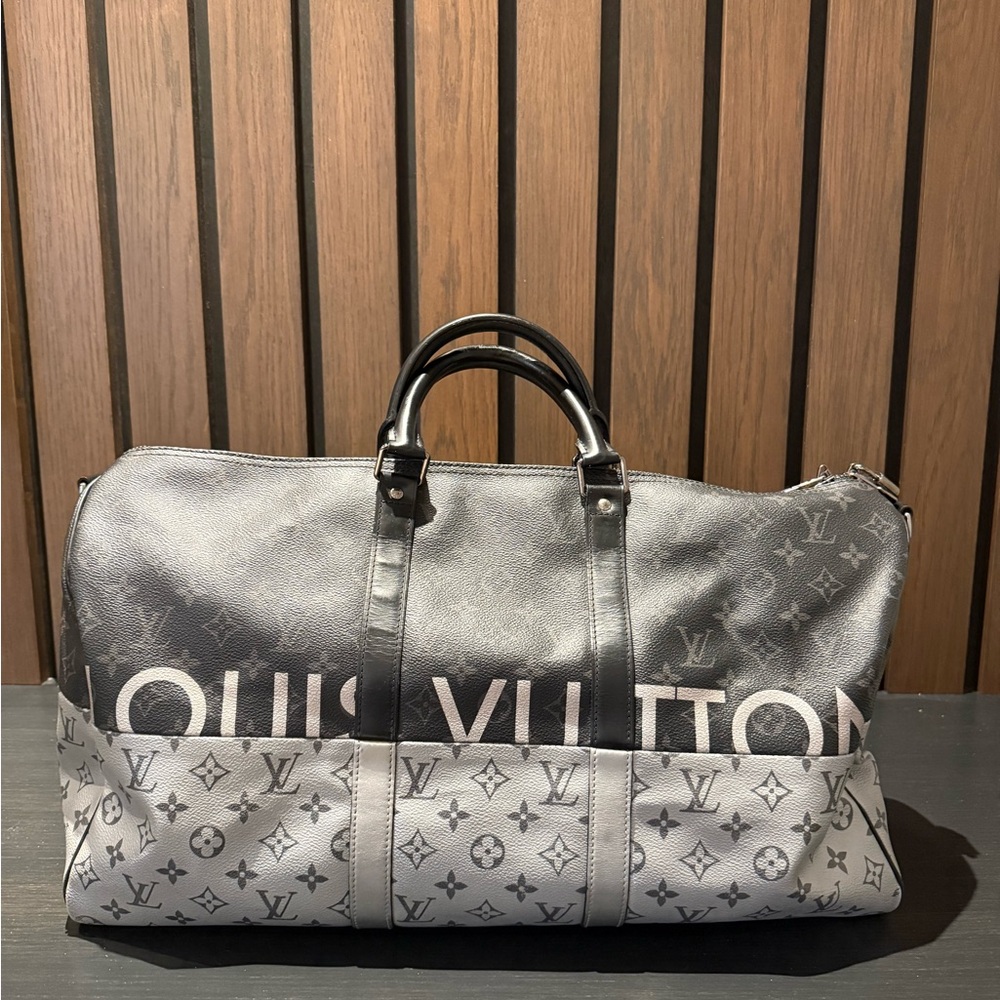 Louis Vuitton Keepall Bandoulière 50 – Monogram Split Black/Grey